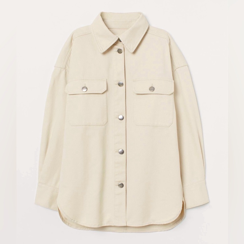 H&M Oversized Denim Shirt Jacket